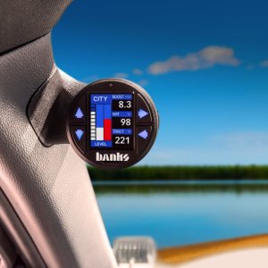 Toyota Tacoma Gauge Pod Kit - A-Pillar - Banks Power - iDash Stealth Pods - Black - 2024+